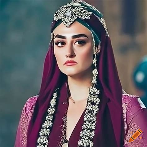 Esra Bilgiç As Halime Sultan From Diriliş Ertuğrul On Craiyon