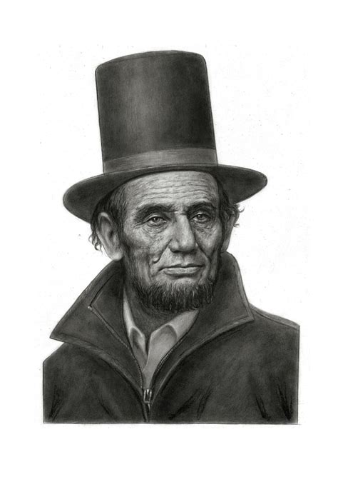 Abraham Lincoln Pencil Sketch INSTANT DOWNLOAD Graphite - Etsy