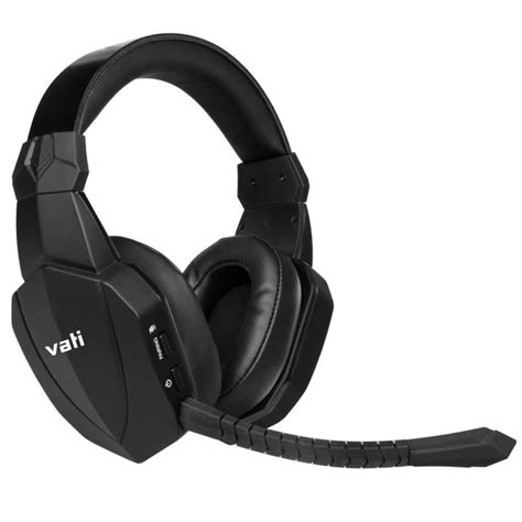 Vait Bass Surround Over Ear Headphone 24ghz Optical Wireless Headset Noise Canceling Stereo