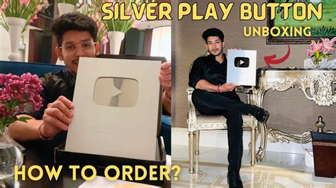 Youtube Silver Play Button Is Here Unboxing How To Order Silver