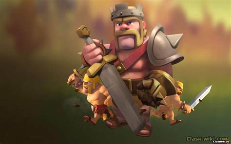 Barbarian King And Bars Clash Of Clans Wallpapers