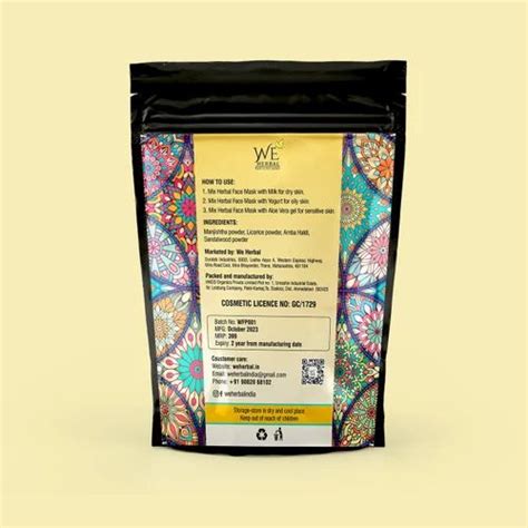 Herbal Face Mask Powder 50gm At Rs 399packet In Thane Id