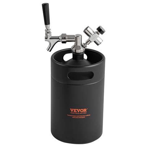 Vevor Beer Growler Tap System Oz L Mini Keg Stainless Steel