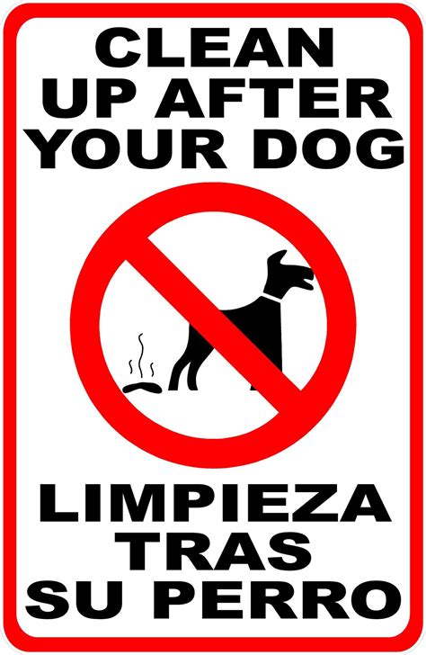 Clean Up After Your Dog Sign – Signs by SalaGraphics