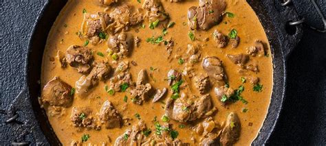 Creamy Chicken Livers Astral Chicken Chicken Liver Recipes Chicken