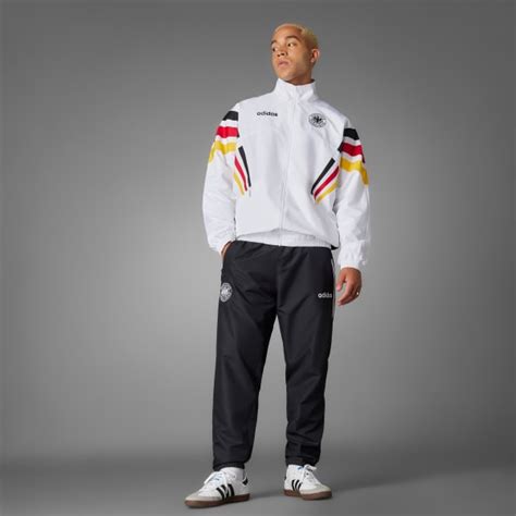 Adidas Germany Woven Track Jacket White Adidas Deutschland