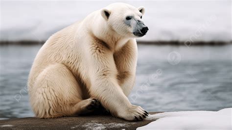 Sitting Polar Bear Background Images, HD Pictures and Wallpaper For Free Download | Pngtree