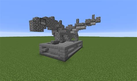 Builds - [Minecraft Build] Very small dragon statue | CubeCraft Games