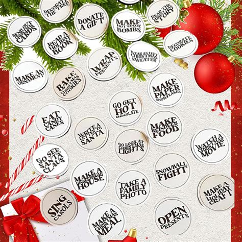 Amazon Christmas Countdown Tokens Set Christmas Advent Tokens