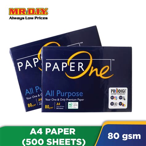 Paper One A4 Paper 80gsm 1 Ream X 500 Sheets Shopee Malaysia