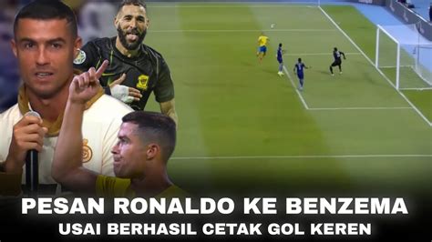 Dulu Bestie Sekarang Rival Ronaldo Kirim Pesan Tersirat Ke Benzema