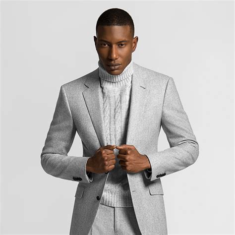 Master The Turtleneck With Suit Look