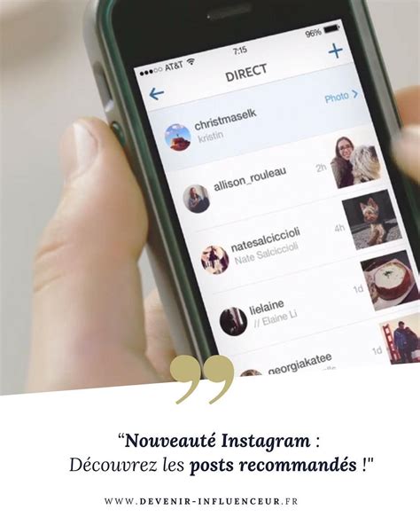 Instagram va désormais intégrer des publications recommandées sur le