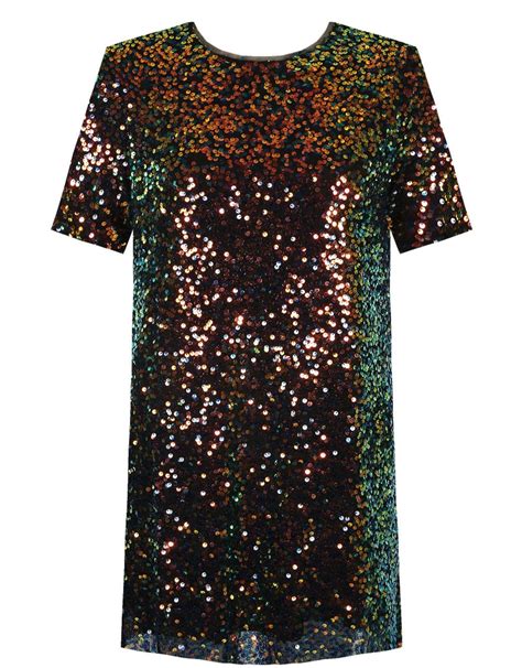 Taylor Sequin T shirt Dress Night | Sequin t shirt dress, T shirt dress