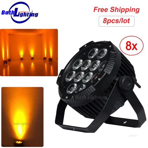 Waterproof Wireless Dmx LED Stage Par Light 12 18W RGBAW UV 6in1