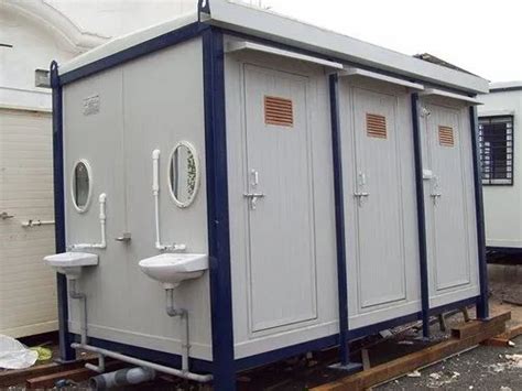 Mild Steel Panel Build G I Portable Toilet Blocks At Rs In Thane