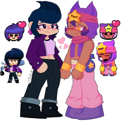 Sandy X Bibi Brawl Stars Stars Star Art Sandy