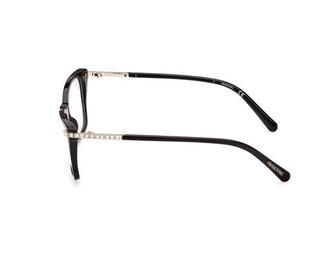 Swarovski Sk5426 001 Black Cat Eye Plastic Optical Eyeglasses Frame 54 16 140 Rx Ebay