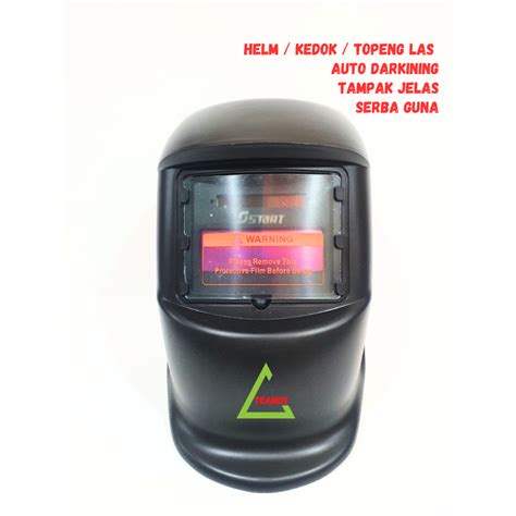 Jual Helm Las Otomatis Auto Darkening Berubah Gelap Saat Ada Cahaya