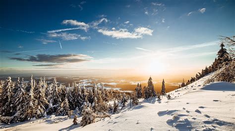 Fondos de Pantalla 1920x1080 Montañas Invierno Fotografía De Paisaje