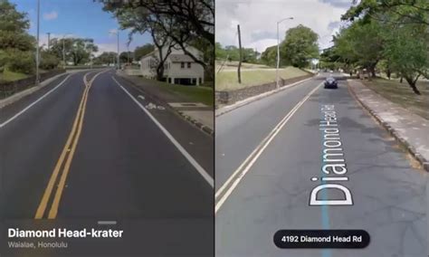 Check Out This Side By Side Comparison Of Apple Maps Look Around Vs