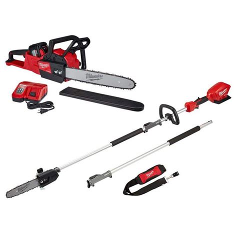 Milwaukee M18 Fuel 18 Volt Lith Ion Brushless Cordless Electric String Trimmer Blower Combo Kit