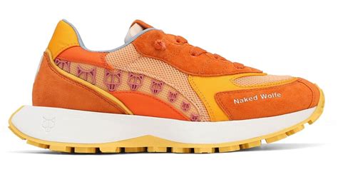 Naked Wolfe Porter Nylon Mesh Sunset In Orange Lyst