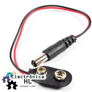 BROCHE PARA PILA 9V CON PLUG Electronica HL