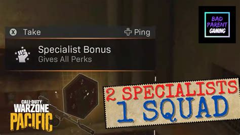 2 Specialist Bonuses Win Warzone Gameplay Youtube