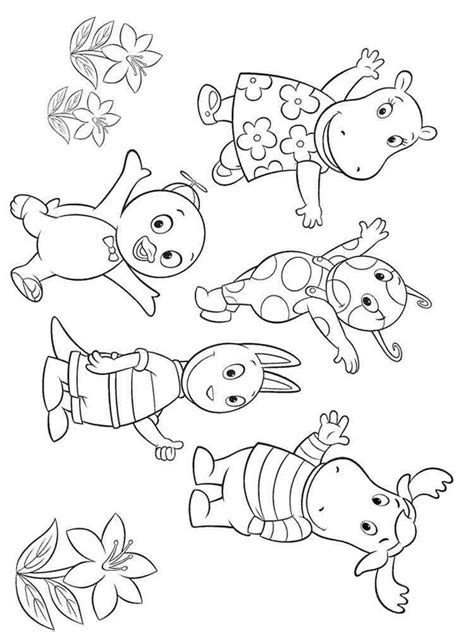 Backyardigans coloring pages