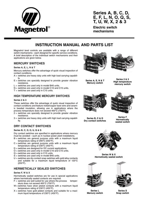 Magnetrol Level Switch Wiring Diagram Wiring Diagram