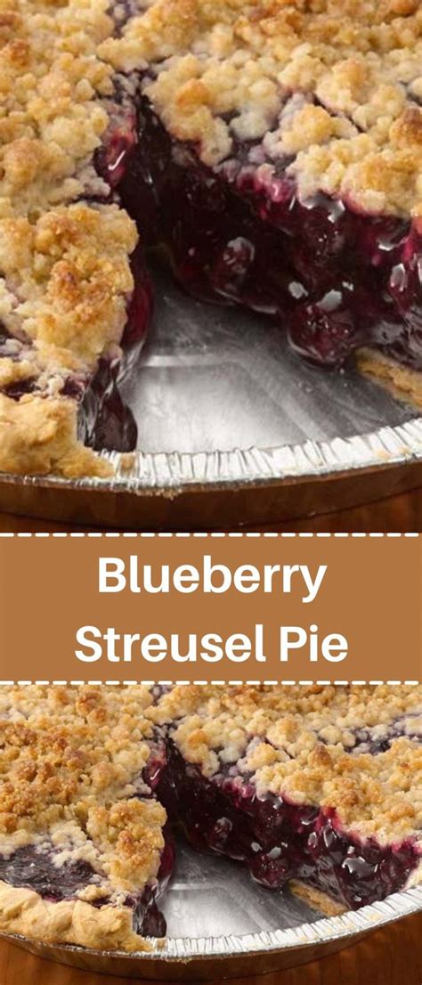 Blueberry Streusel Pie