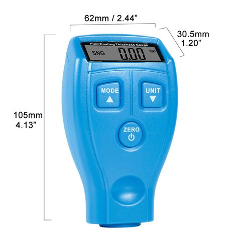 Gm A Coating Thickness Gauge Car Paint Lacquer Film Thickness Tester