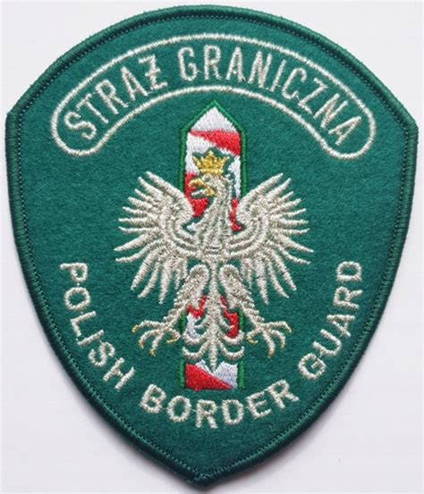 Naszywka Stra Graniczna Nowy Wz R Polish Border Allegro Pl