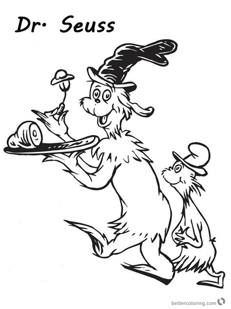 Funny Dr Seuss Green eggs and Ham Coloring Pages - Free Printable Coloring Pages