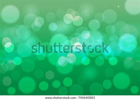 Green Bokeh Abstract Light Background Vector Stock Vector Royalty Free