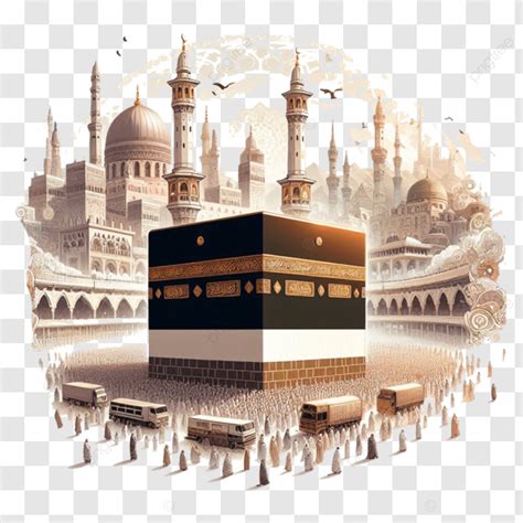 Hình ảnh Hành Hương Hajj Hồi Giáo Nền Trong Suốt Miễn Phí PNG Hajj