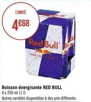 Promo Boisson énergisante Red Bull chez Spar iCatalogue fr