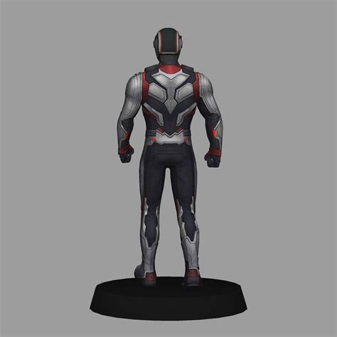 Stl File Hawkeye Quantum Suit Avengers Endgame Low Poly D Printable