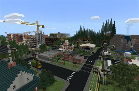 minecraft releases sustainability city map  play
