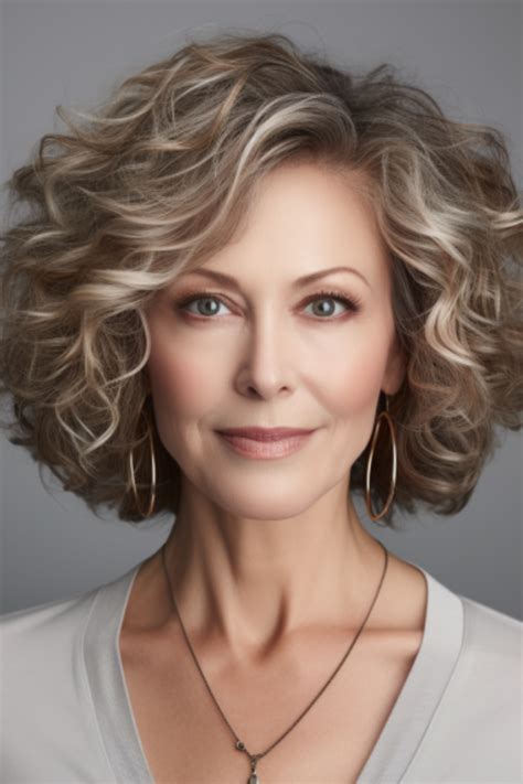 27 Flattering Curly Hairstyles For Women Over 60 Curly Hair Styles Medium Short Hair Short