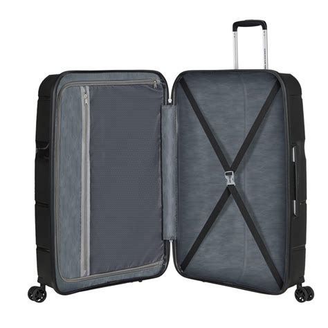 American Tourister Linex Spinner 76 28 TSA Vivid Black MKLeder Webshop