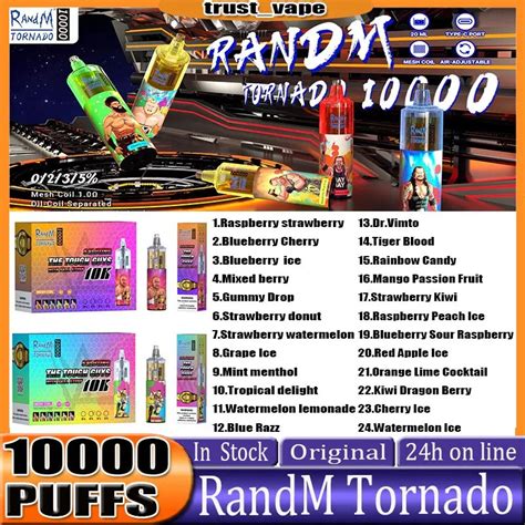 Original Randm Tornado 10000 Puff E Cigarette Puffs 10000 Disposable