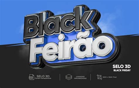 Premium Psd Selo D Black Friday Para Campanha Do Mes De Novembro E