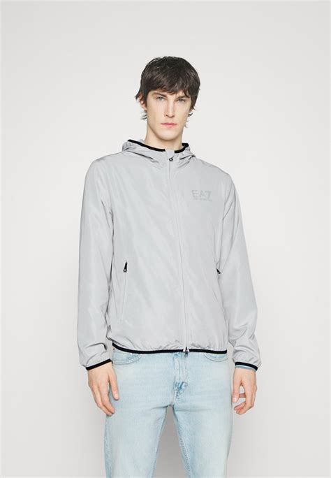 Ea7 Emporio Armani Jacket Veste Légère Light Greygris Clair