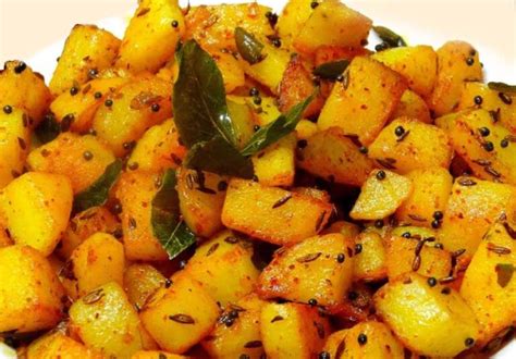 Best Batata Nu Shaak Gujarati Style Crispy Potato Curry Welcome To