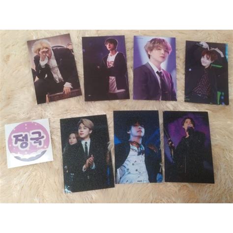 Jual Photocard BTS Fanmade Stiker Yeontan RM JIN SUGA JHOPE JIMIN V