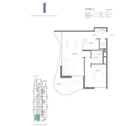 Bay Residences South At Hayat Island Mina Al Arab Floor Plan