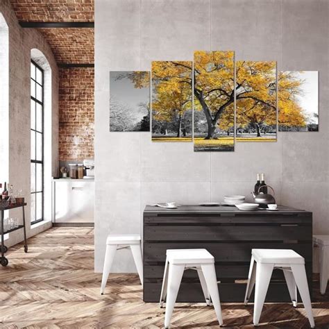 Impression Sur Toile Intiss E Arbre X Cm Parties Tableau