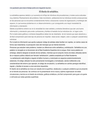 Trabajo señaletica posgrado PDF